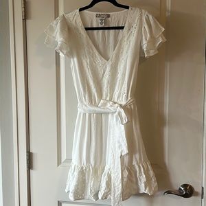 Large White Eyelet Dress